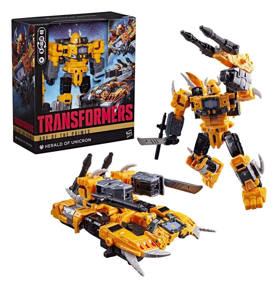Transformers Age of the Primes Leader Class figurine Herald of Unicron 19 cm