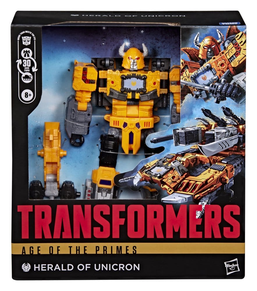 Transformers Age of the Primes Leader Class figurine Herald of Unicron 19 cm