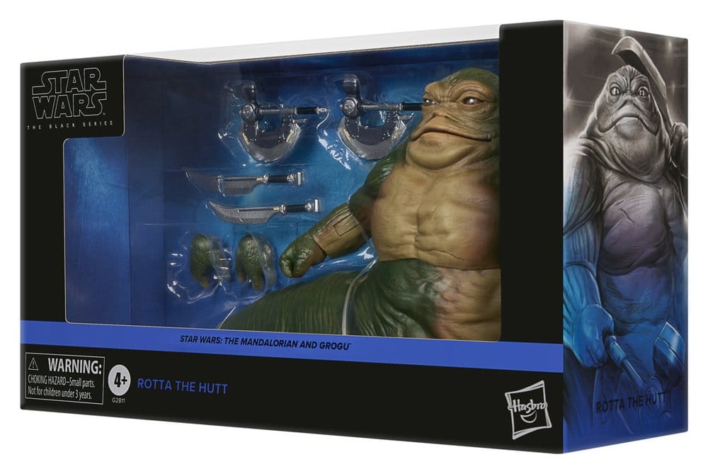 Star Wars: The Mandalorian and Grogu Black Series figurine Rotta the Hutt 17 cm