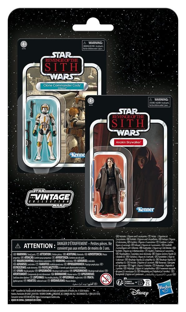 Star Wars Episode III Vintage Collection pack 2 figurines Anakin Skywalker & Clone Commander Cody (Utapau) 10 cm