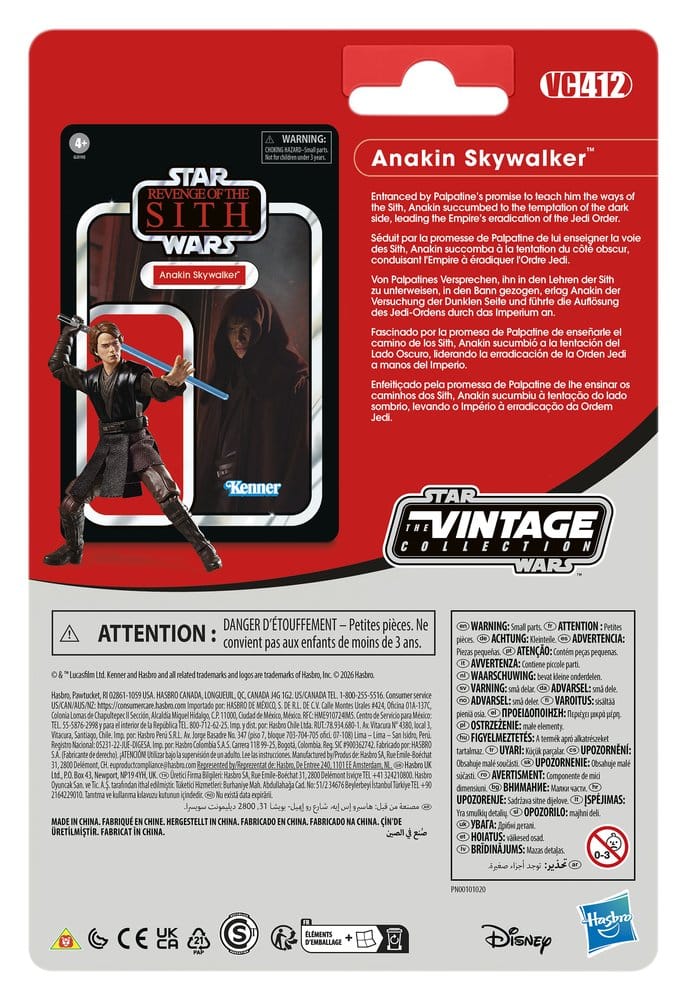 Star Wars Episode III Vintage Collection pack 2 figurines Anakin Skywalker & Clone Commander Cody (Utapau) 10 cm
