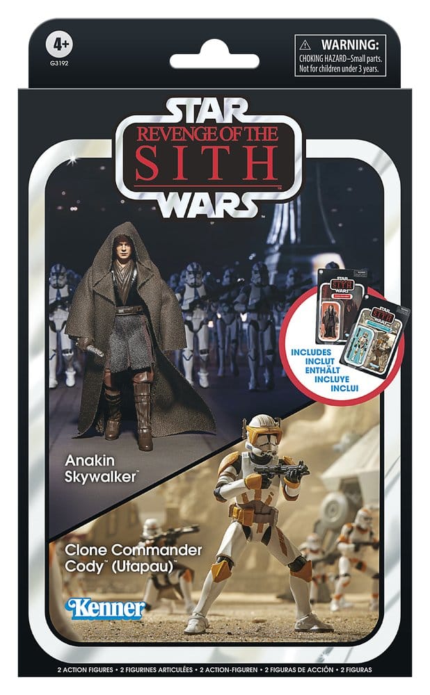 Star Wars Episode III Vintage Collection pack 2 figurines Anakin Skywalker & Clone Commander Cody (Utapau) 10 cm