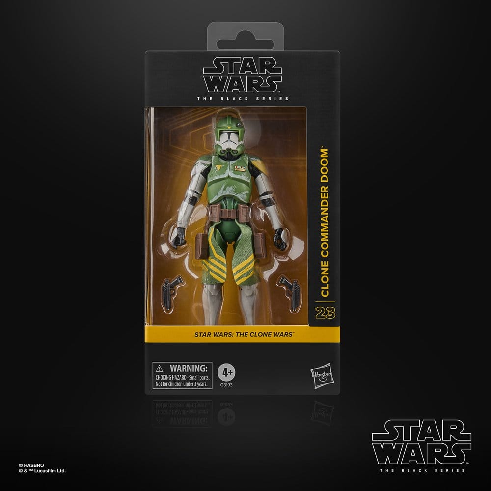 Star Wars: The Clone Wars Black Series figurine Clone Commander Doom 15 cm