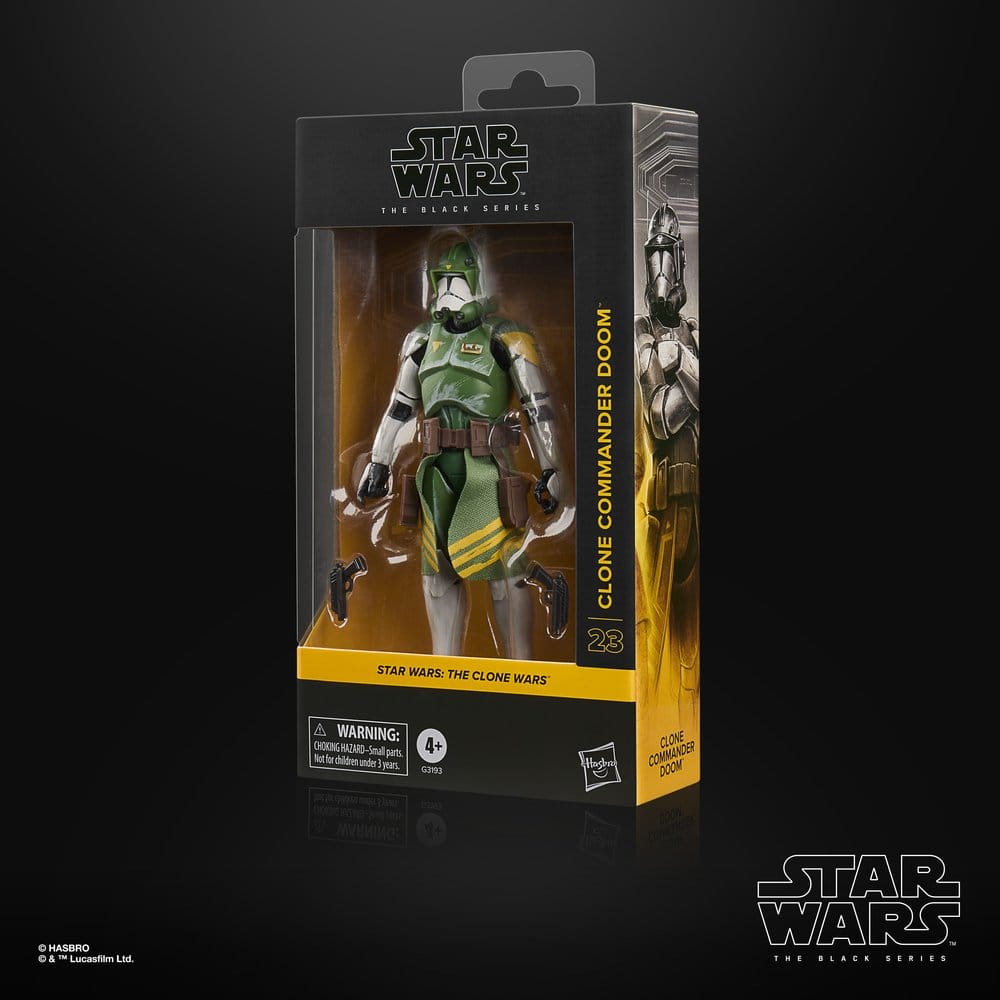Star Wars: The Clone Wars Black Series figurine Clone Commander Doom 15 cm