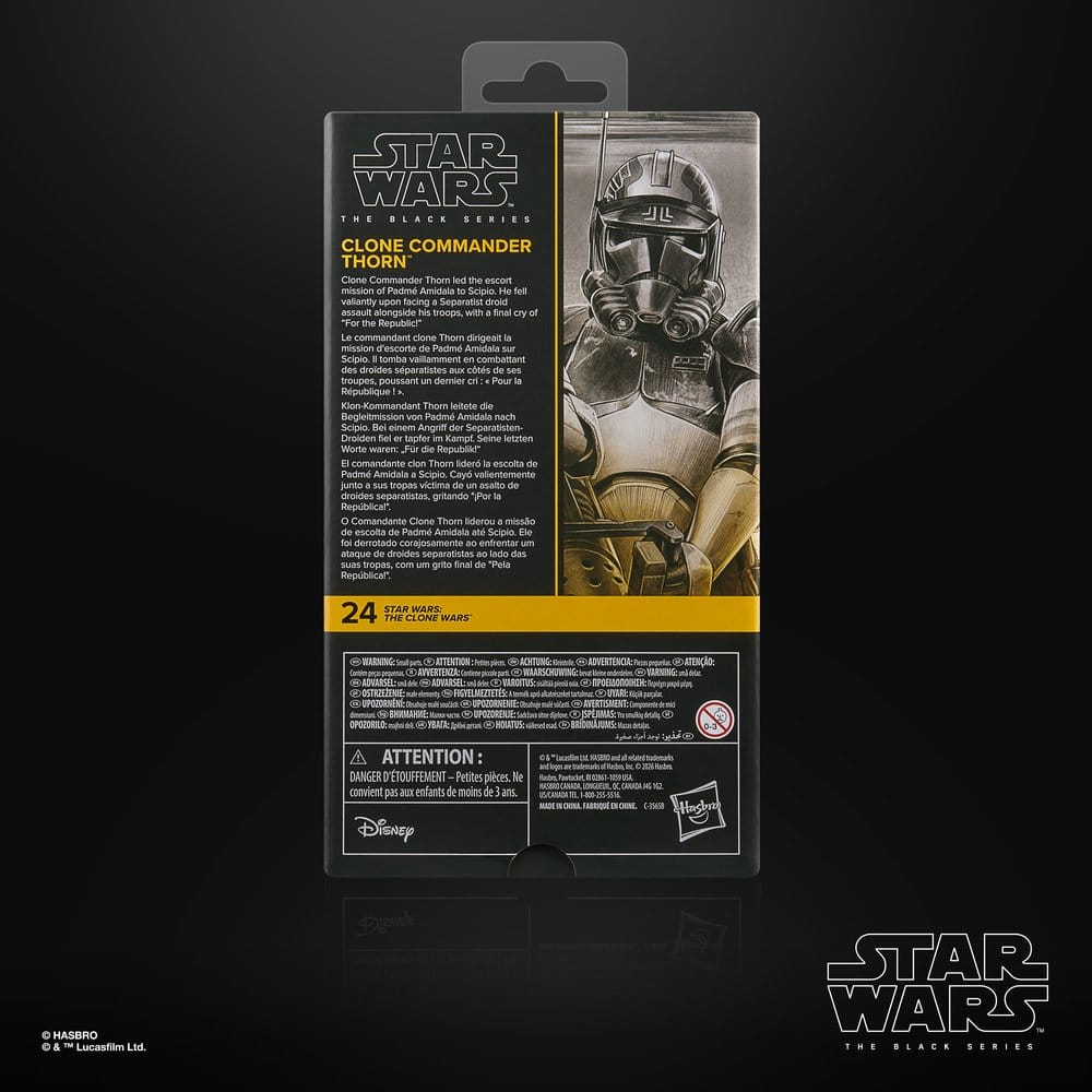 Star Wars: The Clone Wars Black Series figurine Clone Commander Thorn 15 cm