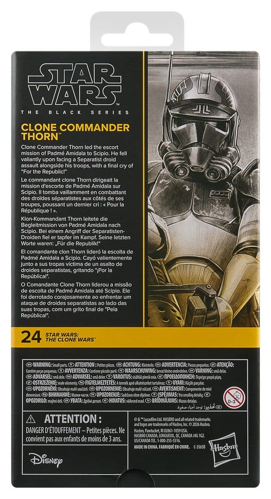 Star Wars: The Clone Wars Black Series figurine Clone Commander Thorn 15 cm