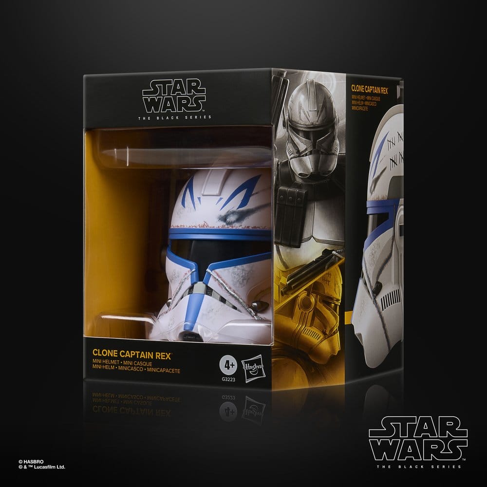 Star Wars: The Clone Wars Black Series mini casque Clone Captain Rex 15 cm
