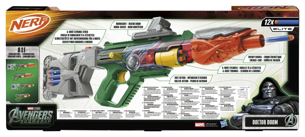 Avengers: Doomsday NERF blaster à fléchettes Doctor Doom