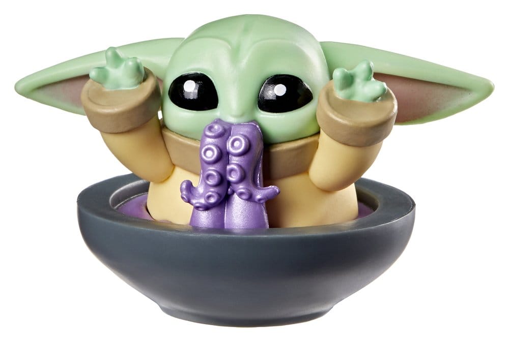 Star Wars présentoir boîte-mystère mini-figurines Grogu Snack Attack Series 1  4 cm (24)
