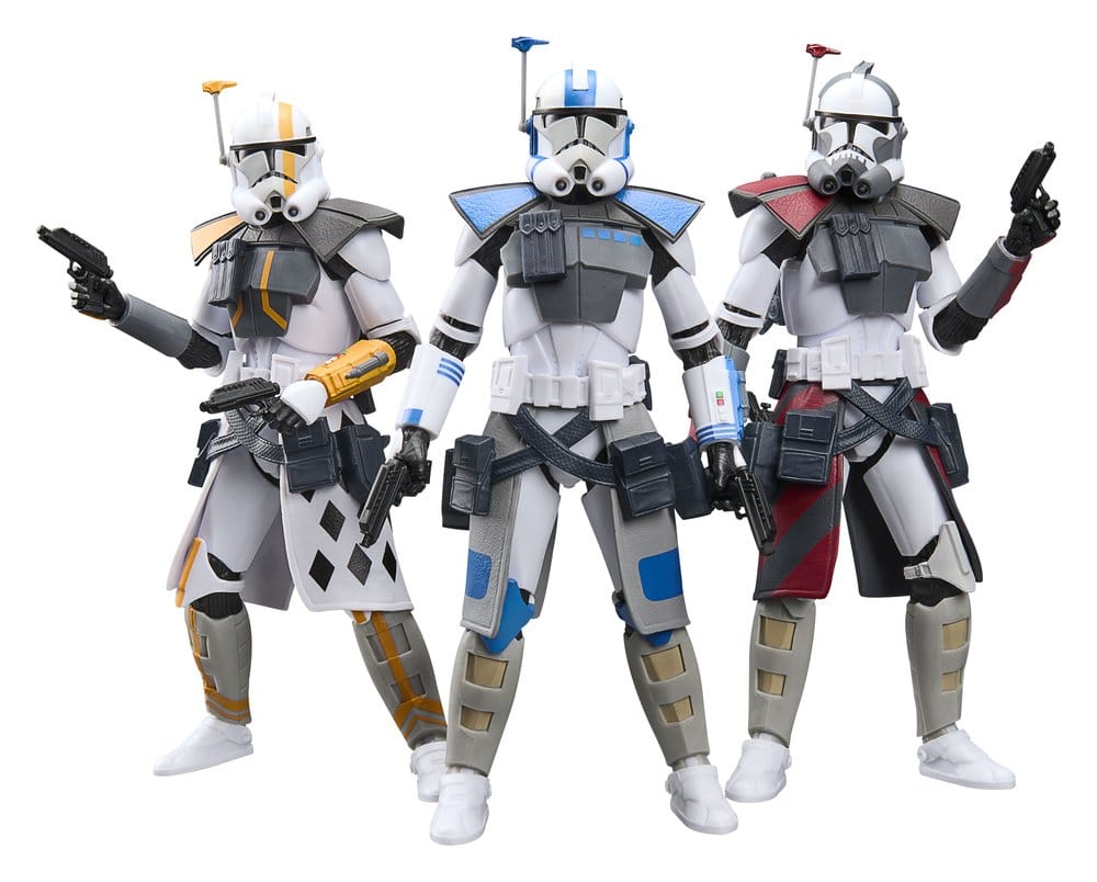 Star Wars: The Clone Wars Black Series pack 3 figurines ARC Trooper Havoc, Colt & Blitz 15 cm