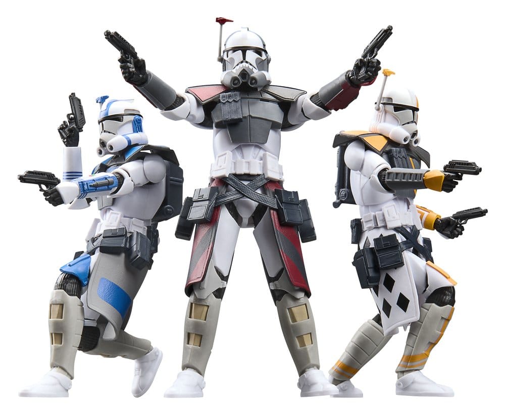 Star Wars: The Clone Wars Black Series pack 3 figurines ARC Trooper Havoc, Colt & Blitz 15 cm