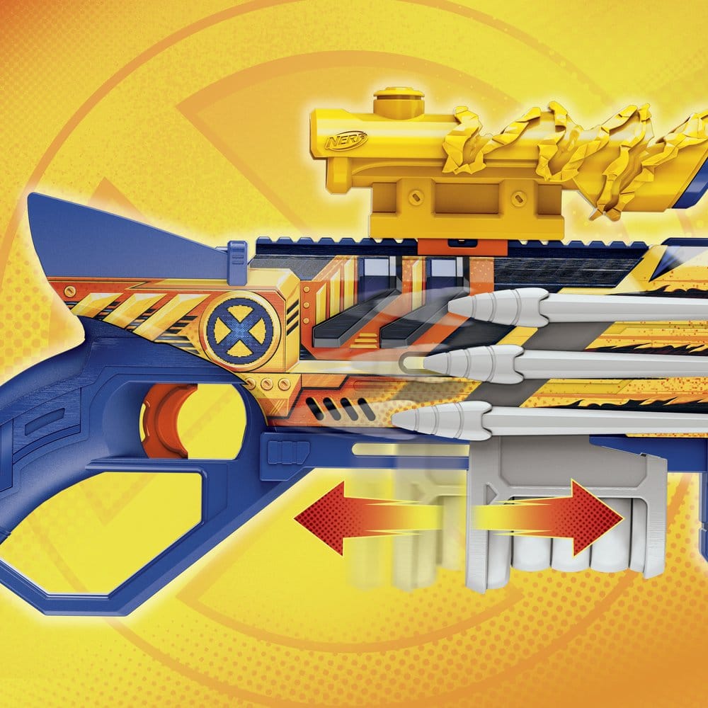 X-Men '97 NERF blaster à fléchettes Marvel's Wolverine