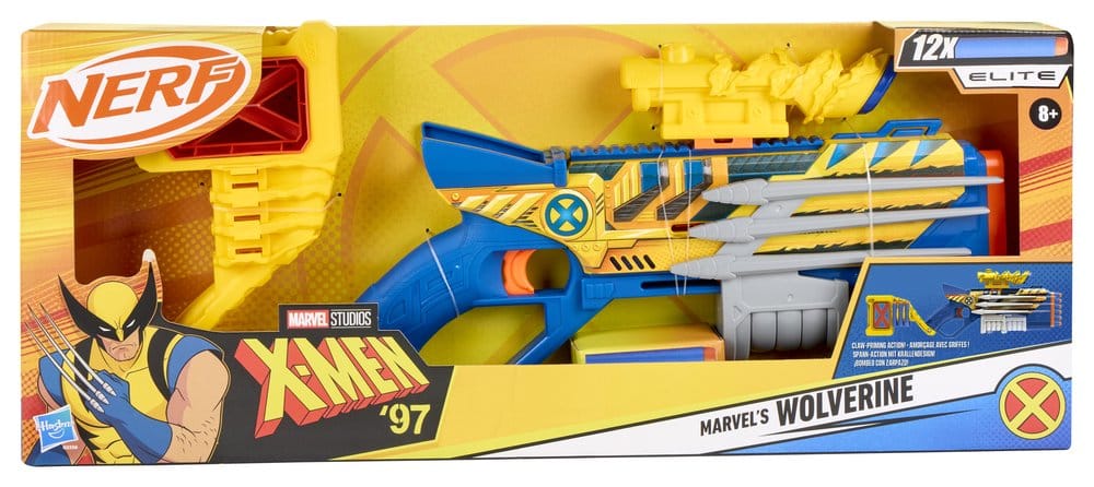 X-Men '97 NERF blaster à fléchettes Marvel's Wolverine
