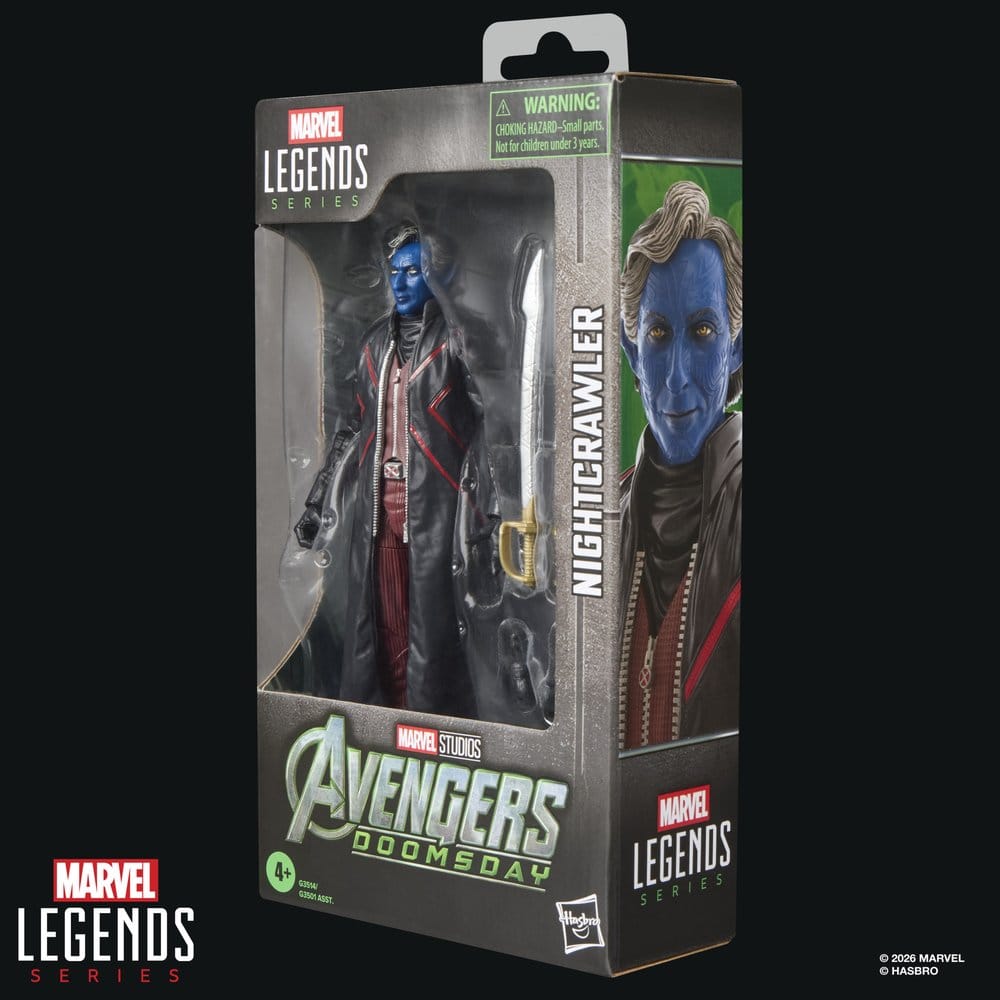 Avengers: Doomsday Marvel Legends figurine Nightcrawler 15 cm