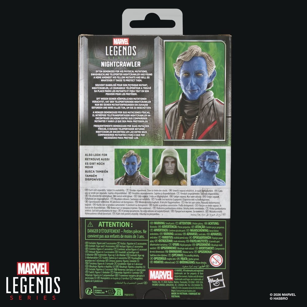 Avengers: Doomsday Marvel Legends figurine Nightcrawler 15 cm