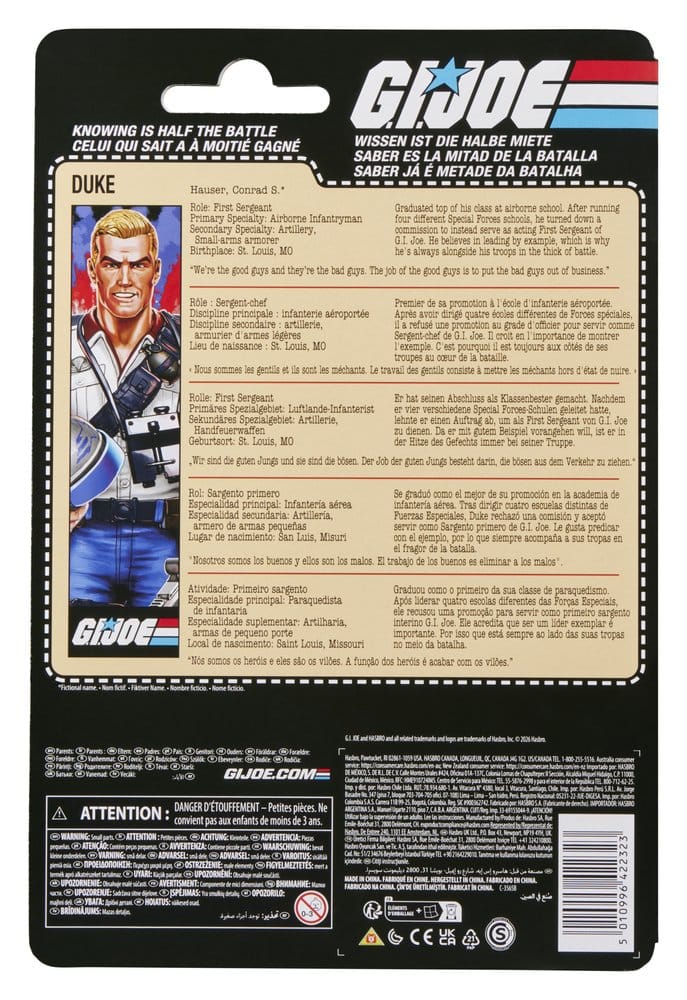 G.I. Joe Classified Series Retro figurine Duke 15 cm