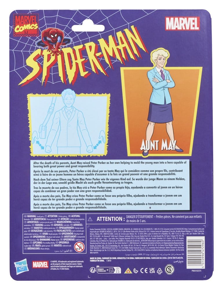 Spider-Man Marvel Legends figurine Aunt May 15 cm