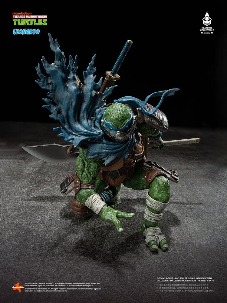 Les Tortues ninja figurine Leonardo Deluxe Version 20 cm