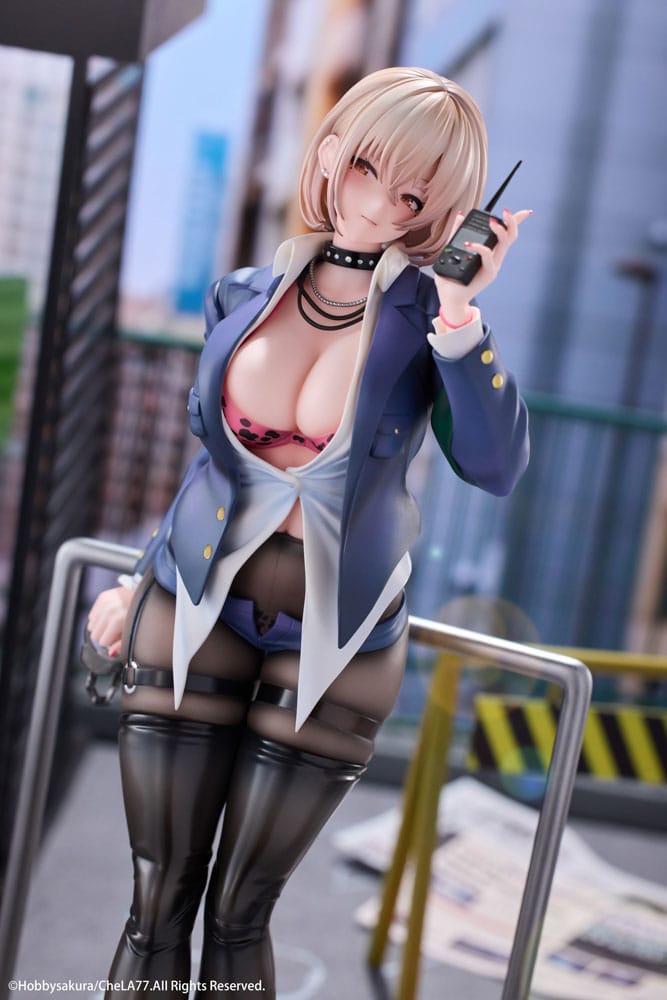 Original Illustration statuette PVC 1/6 Naughty Police Woman Illustration by CheLA77 27 cm