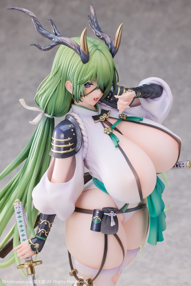Original Character statuette PVC 1/6 Dokuganryu-chan Illustrated by Mataro Deluxe Edition 30 cm