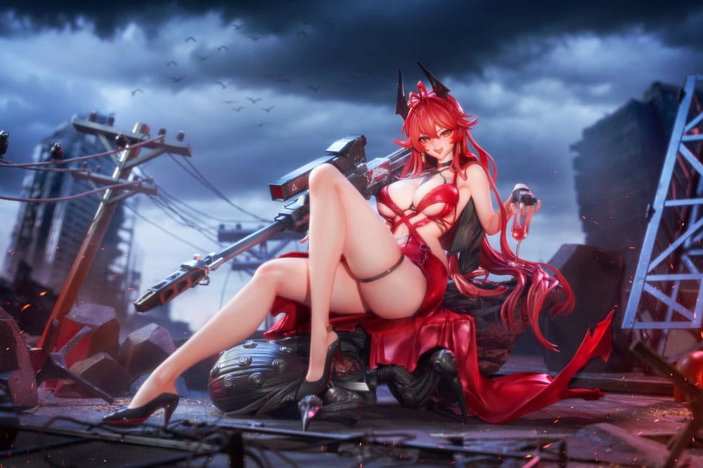 Goddess of Victory: Nikke statuette PVC 1/4 Red Hood Nonsense Red 28 cm