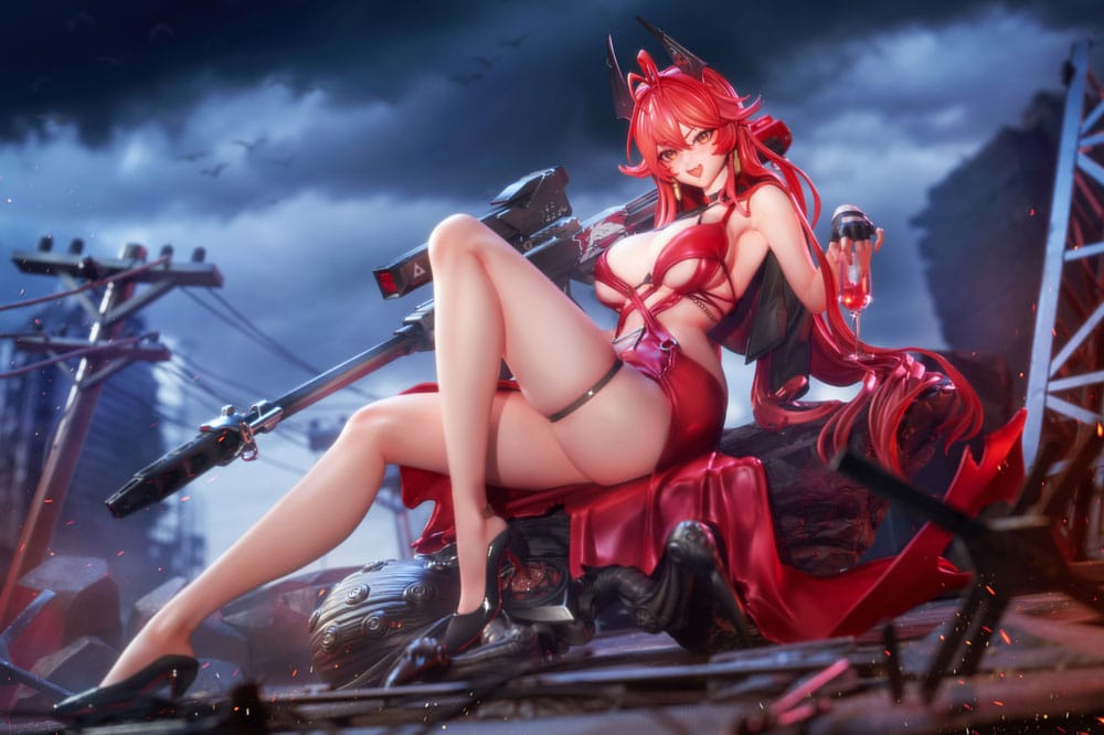 Goddess of Victory: Nikke statuette PVC 1/4 Red Hood Nonsense Red Deluxe Edtition 28 cm