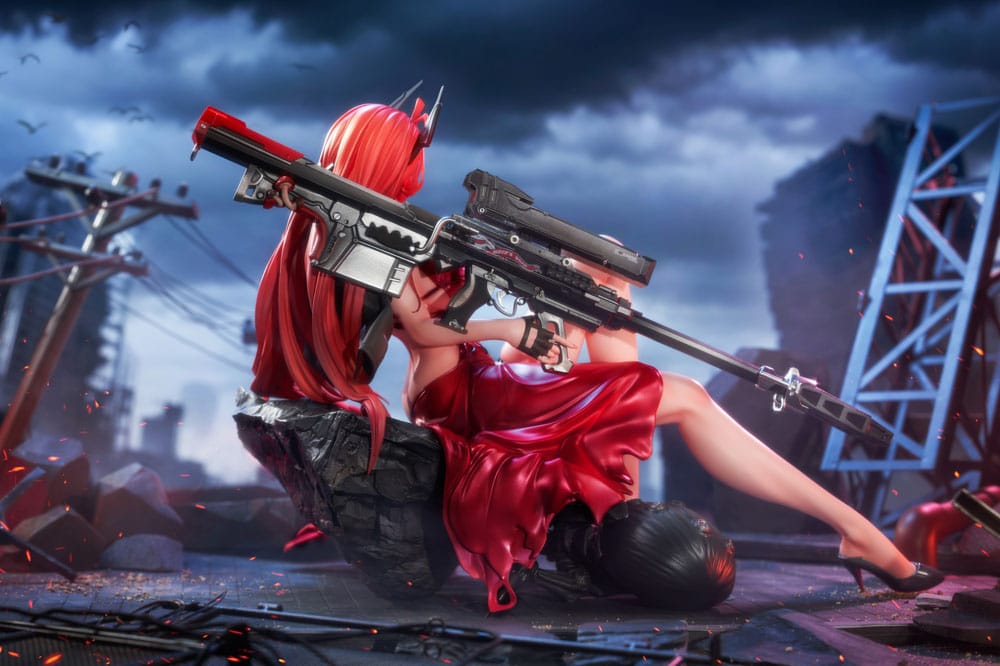 Goddess of Victory: Nikke statuette PVC 1/4 Red Hood Nonsense Red Deluxe Edtition 28 cm