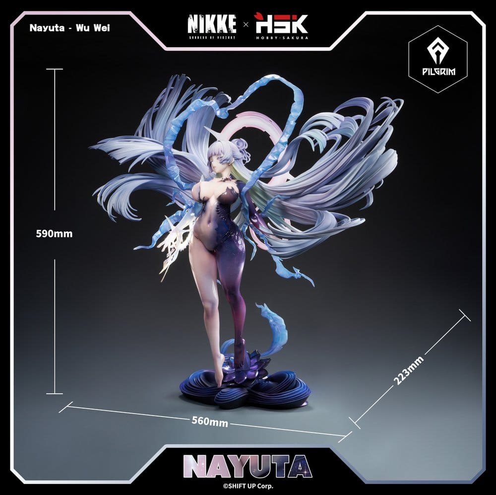 Goddess of Victory: Nikke figurine PVC 1/4 Nayuta: Wu Wei Deluxe Edition 60 cm
