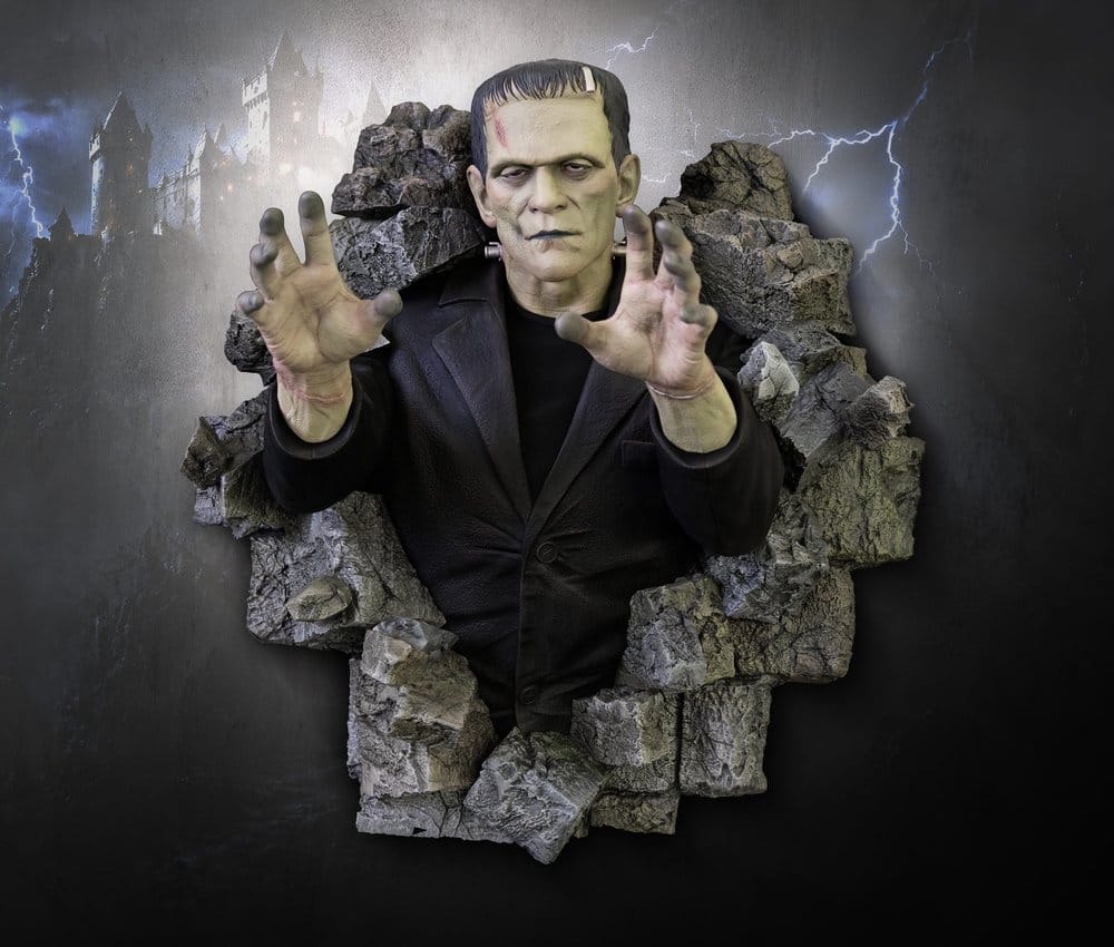 Frankenstein sculpture murale 1/1 Boris Karloff as Frankenstein's Monster 94 x 94 cm