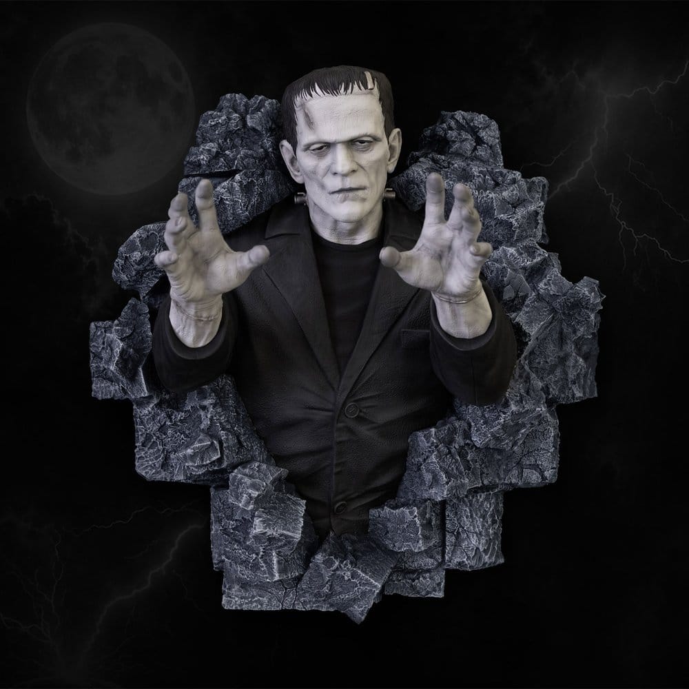 Frankenstein Sculpture Murale Classic Horror Edition Lifesize 94 cm