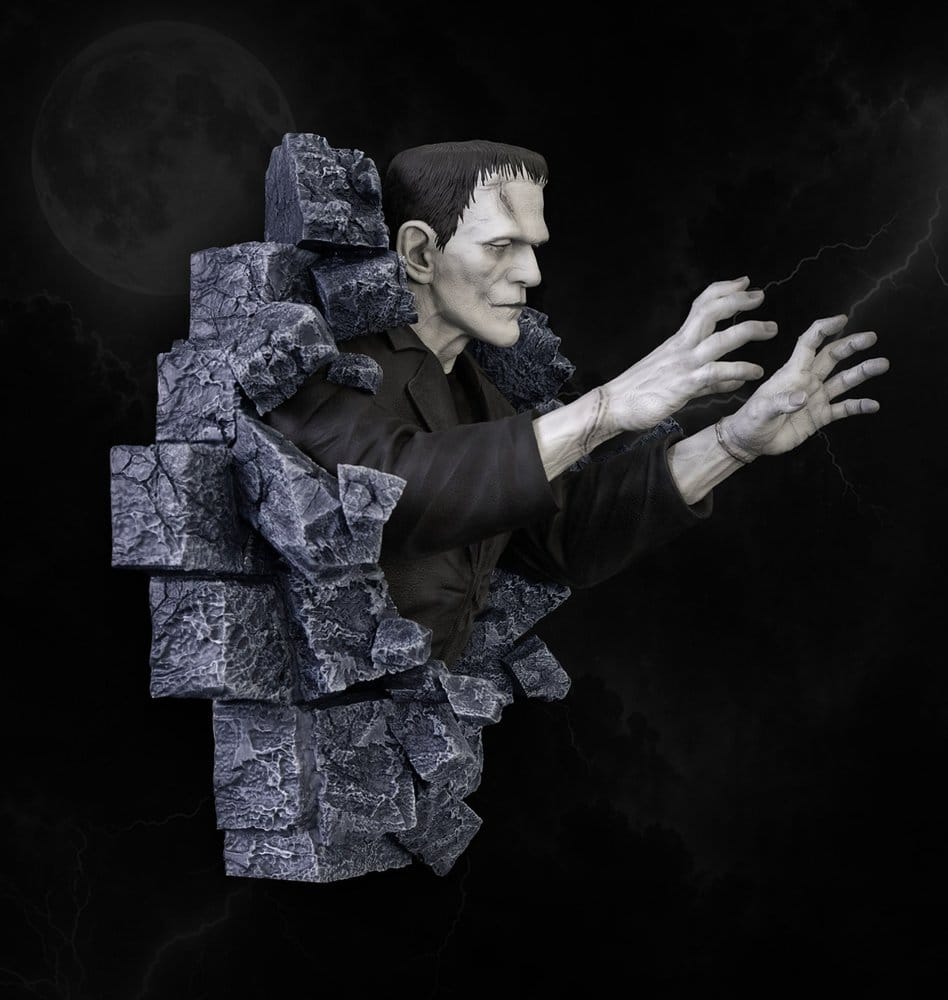 Frankenstein Sculpture Murale Classic Horror Edition Lifesize 94 cm