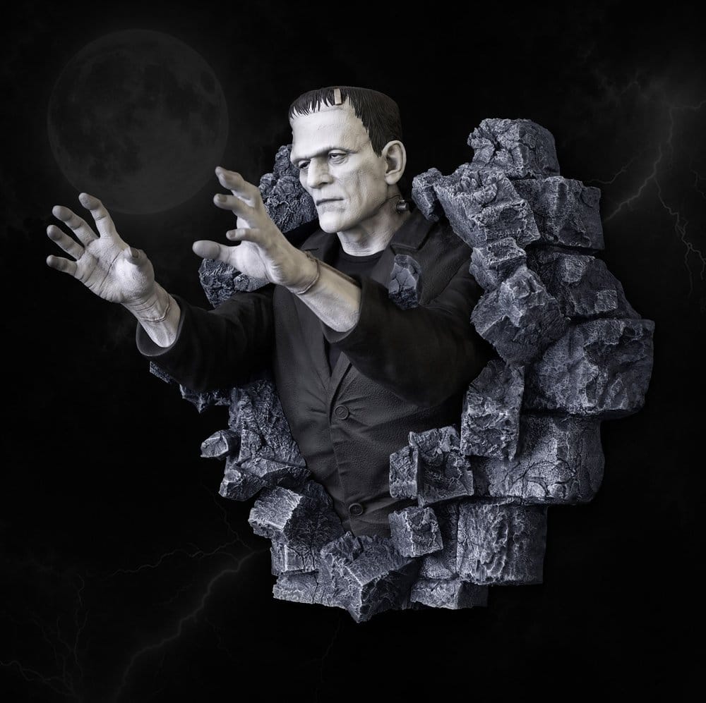 Frankenstein Sculpture Murale Classic Horror Edition Lifesize 94 cm