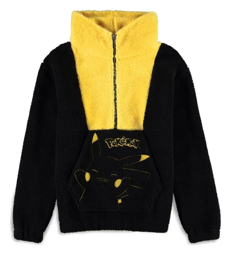 Pokémon sweater à capuche Pikachu Sherpa Premium M