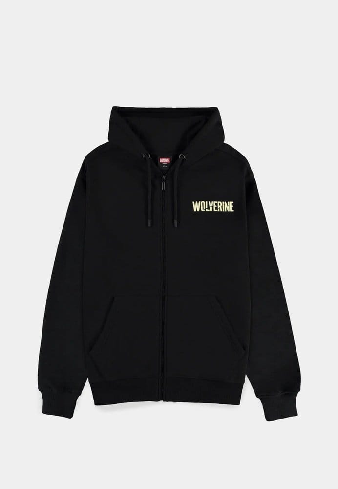 Marvel Sweat à capuche zippé Wolverine Black (S)