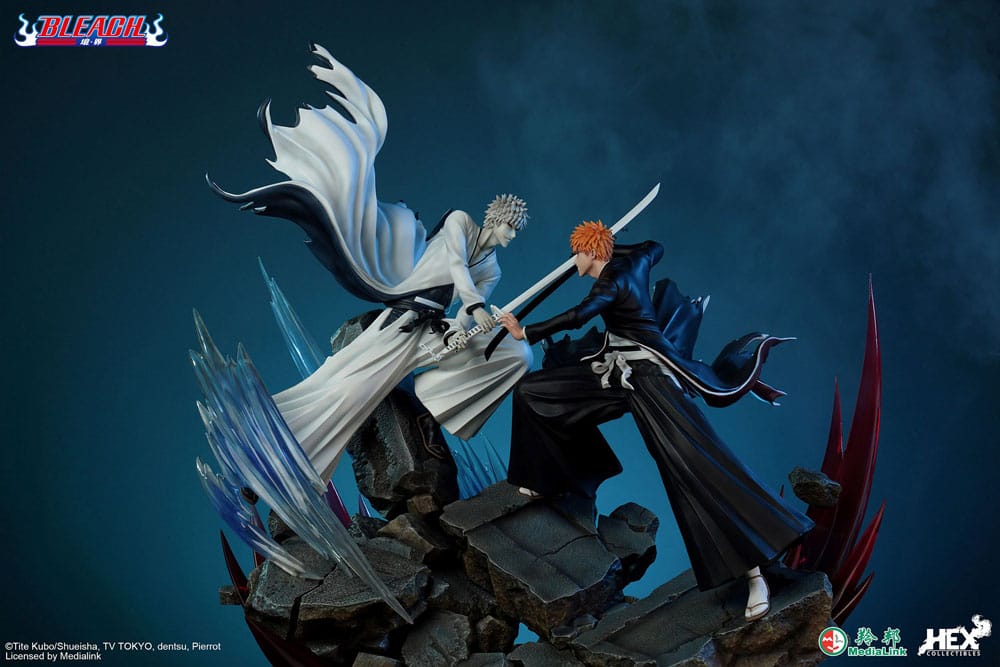 Bleach statuette 1/6 Elite Dynamic Ichigo Kurosaki vs Hollow Ichigo 56 cm