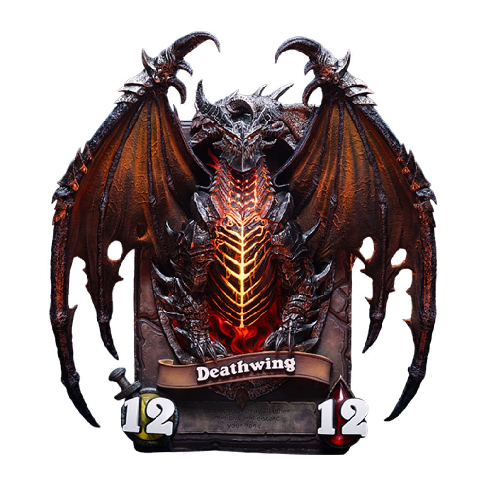 Hearthstone statuette 3D Art Frame Deathwing 34 cm