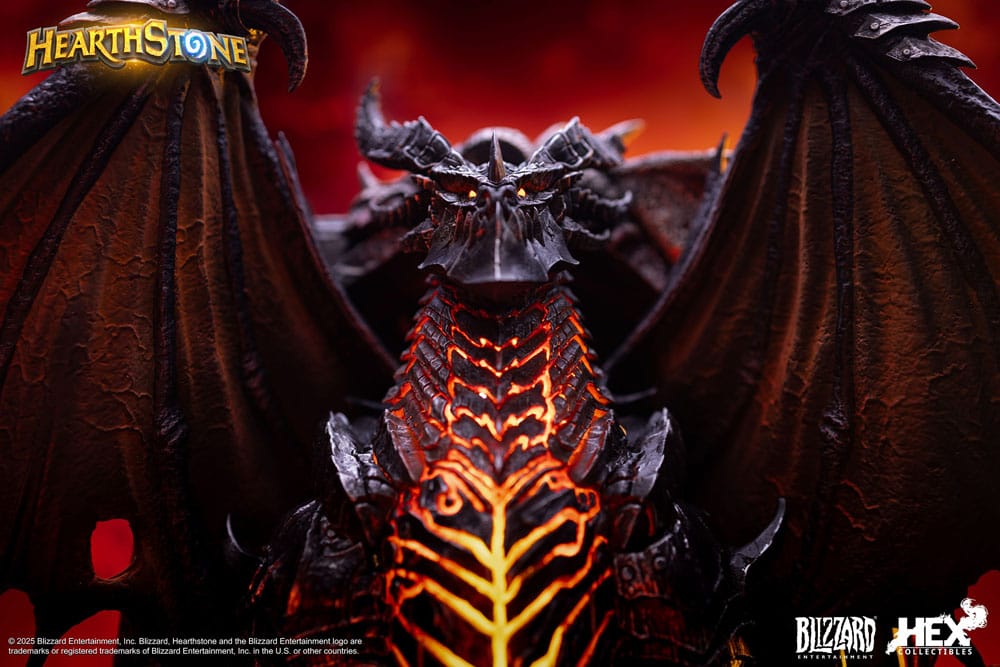 Hearthstone statuette 3D Art Frame Deathwing 34 cm