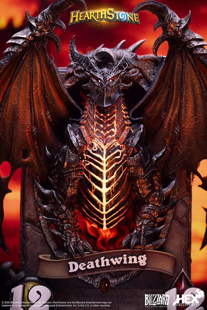 Hearthstone statuette 3D Art Frame Deathwing 34 cm