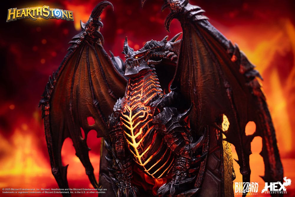Hearthstone statuette 3D Art Frame Deathwing 34 cm