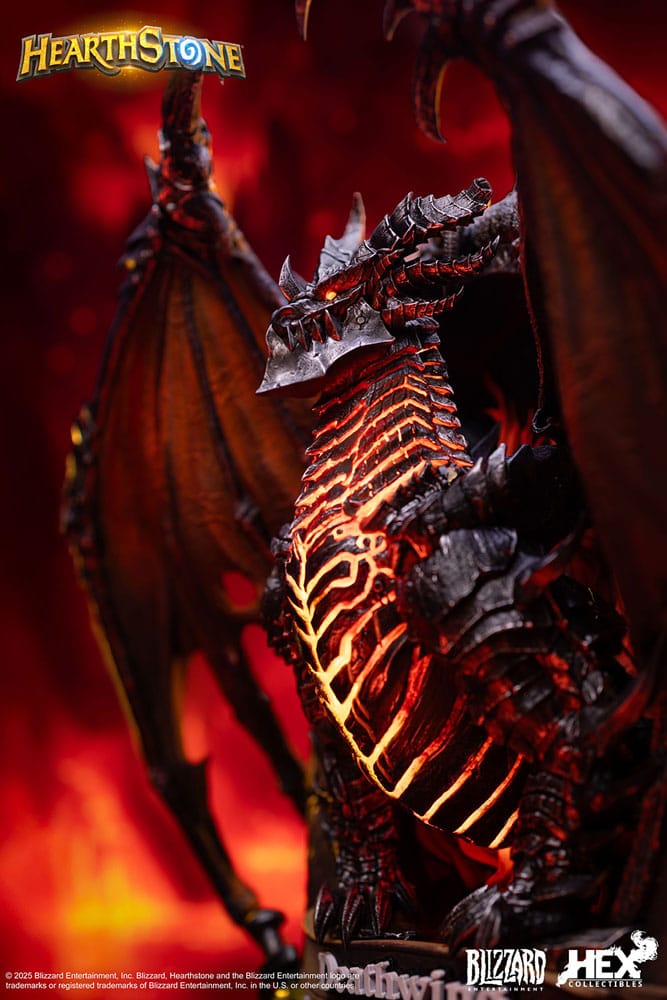 Hearthstone statuette 3D Art Frame Deathwing 34 cm