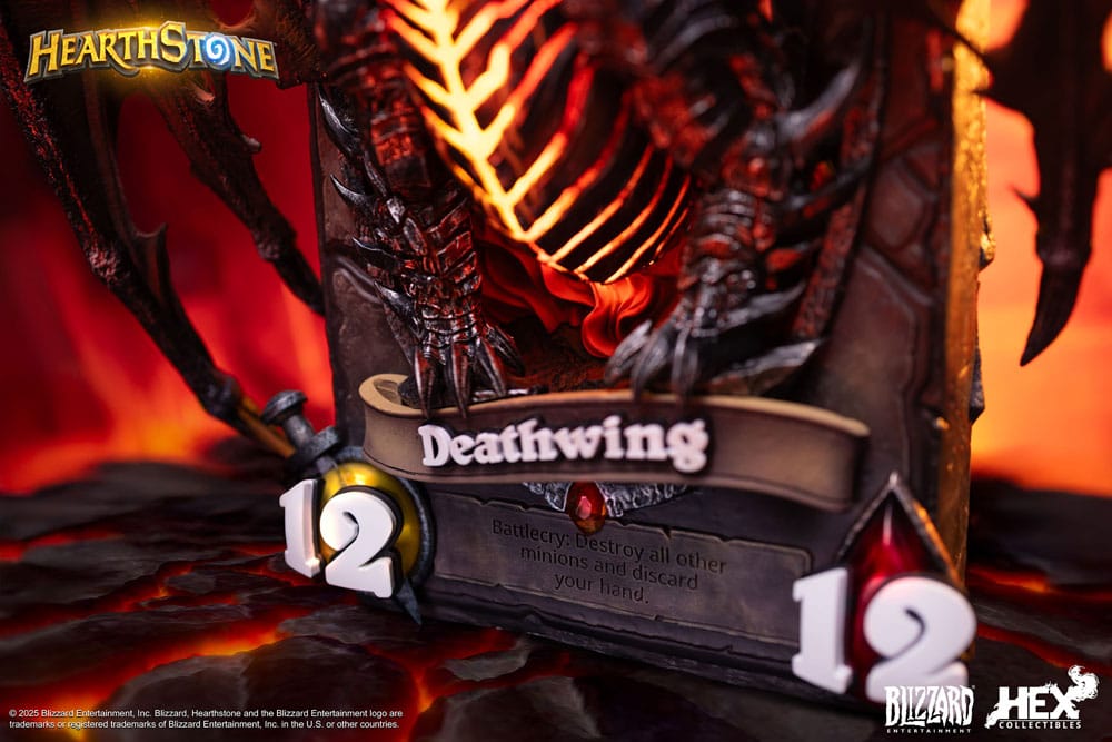 Hearthstone statuette 3D Art Frame Deathwing 34 cm
