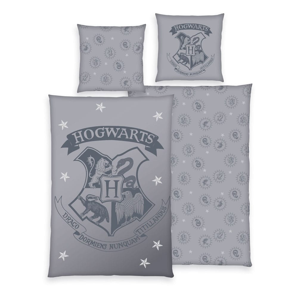Harry Potter parure de lit Grey 135 x 200 cm / 80 x 80 cm