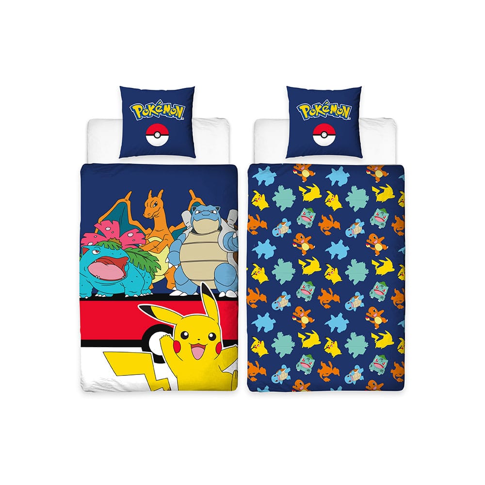 Pokemon Literie Pokemon blue 135 x 200 cm