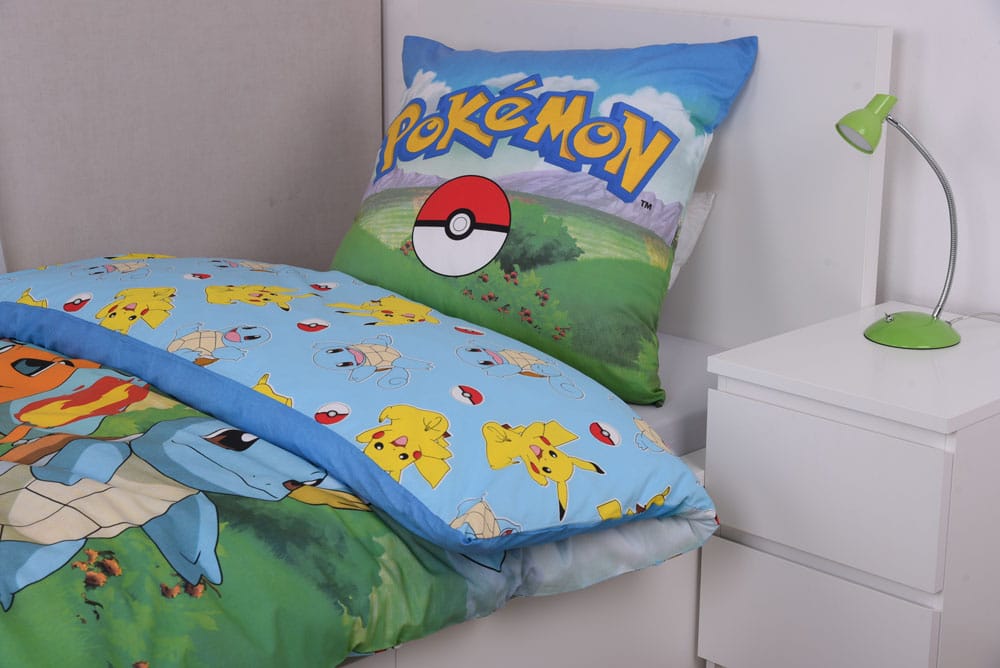 Pokemon parure de lit Group A 135 x 200 cm / 80 x 80 cm