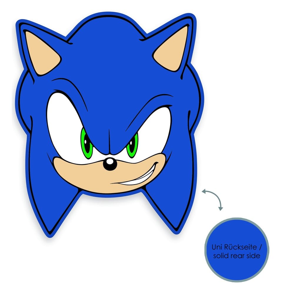 Sonic coussin Sonic Tête 36 cm