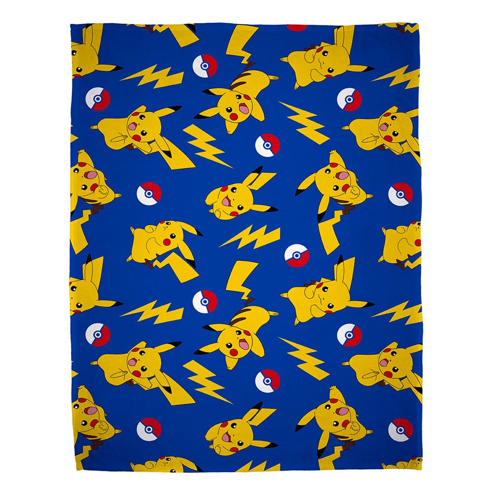 Pokemon Literie Pikachu Allover Print  130 x 170 cm