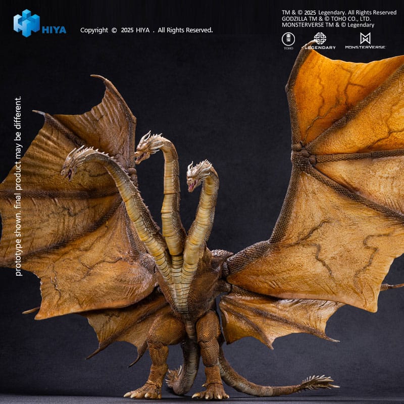 Godzilla: King of the Monsters 2019 figurine Exquisite Basic King Ghidorah 2.0 25 cm
