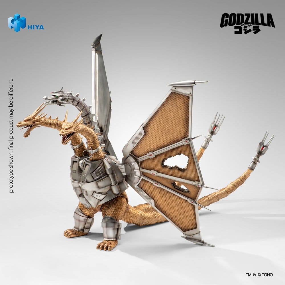 Godzilla vs. King Ghidorah Exquisite Basic figurine Battle Damaged Mecha King Ghidorah 33 cm