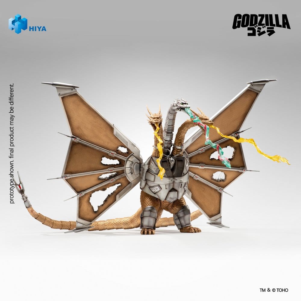 Godzilla vs. King Ghidorah Exquisite Basic figurine Battle Damaged Mecha King Ghidorah 33 cm