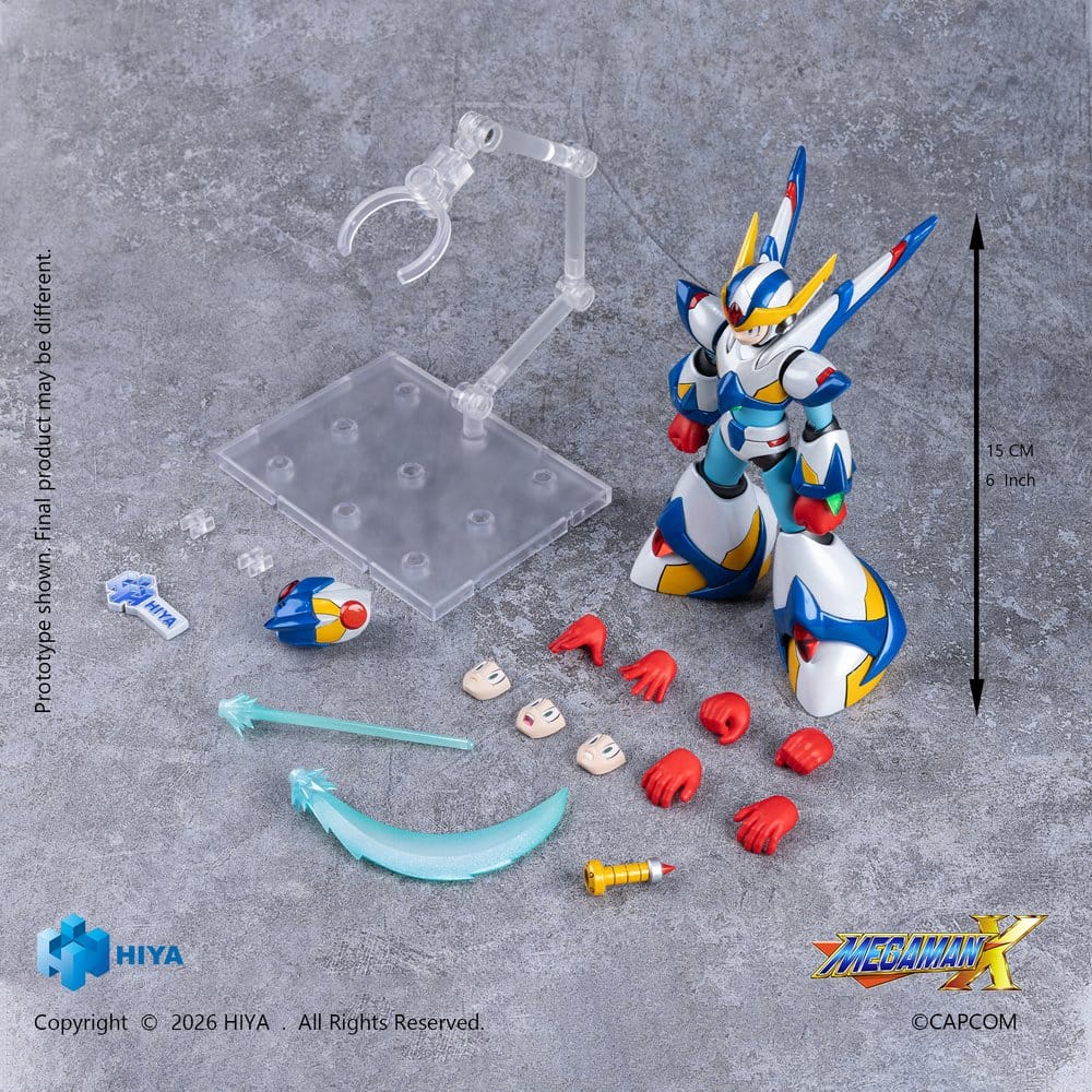 Mega Man X figurine Exquisite Basic Series X Falcon Armor Version 15 cm